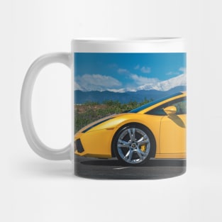 Yellow Lamborghini Gallardo Mug